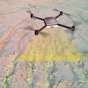 Aerial terrain mapping visual - ALTA SURVEY Georgia Drone surveyor data showing terrain elevation and surface detail for accuracy