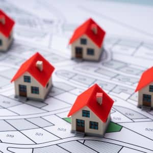 Property survey map showing how land surveyors in my area help confirm home boundaries